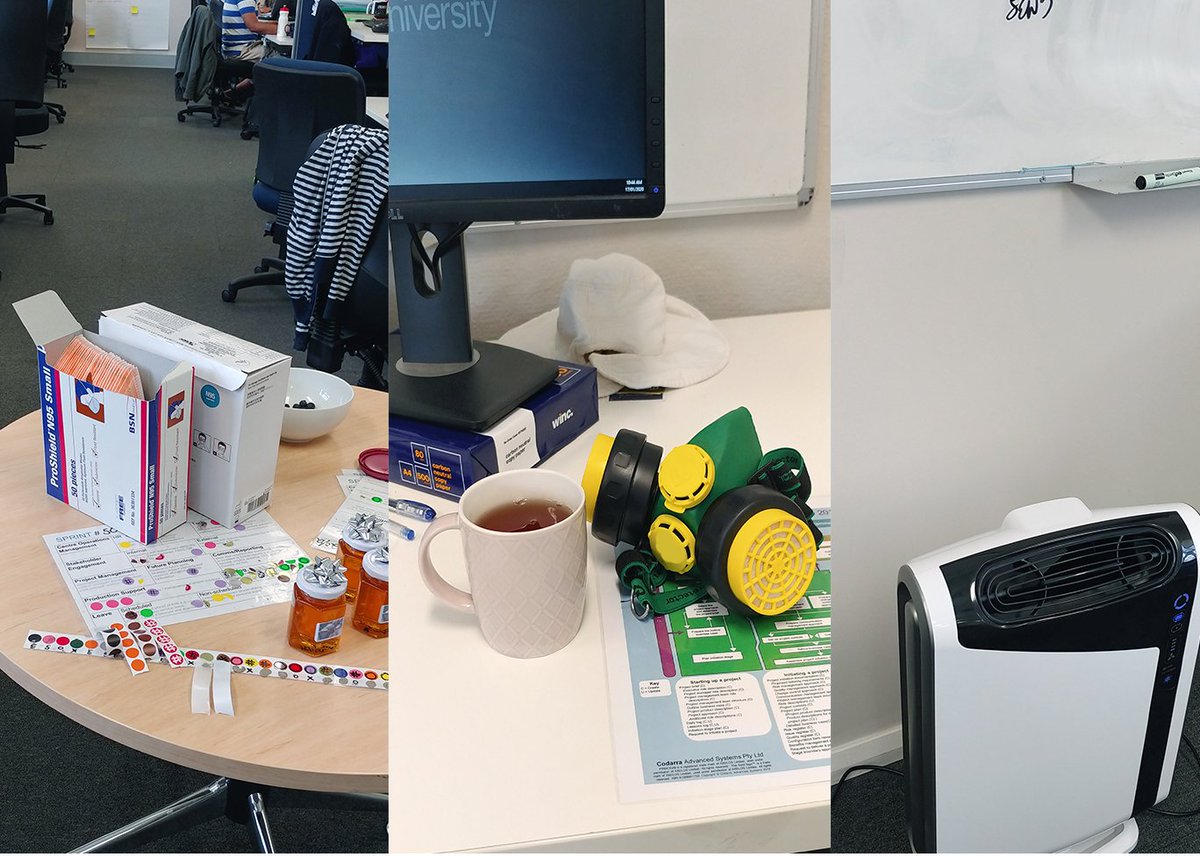 anuimprovements's tweet photo. NewYear new challenges! Here @SIG we are adapting to smoky conditions from bushfires in our region. Thanks to all the ANU staff involved in continuing to keep the campus safe! #SIG #IntelledoxANU https://t.co/ZQOMiUyvZG
