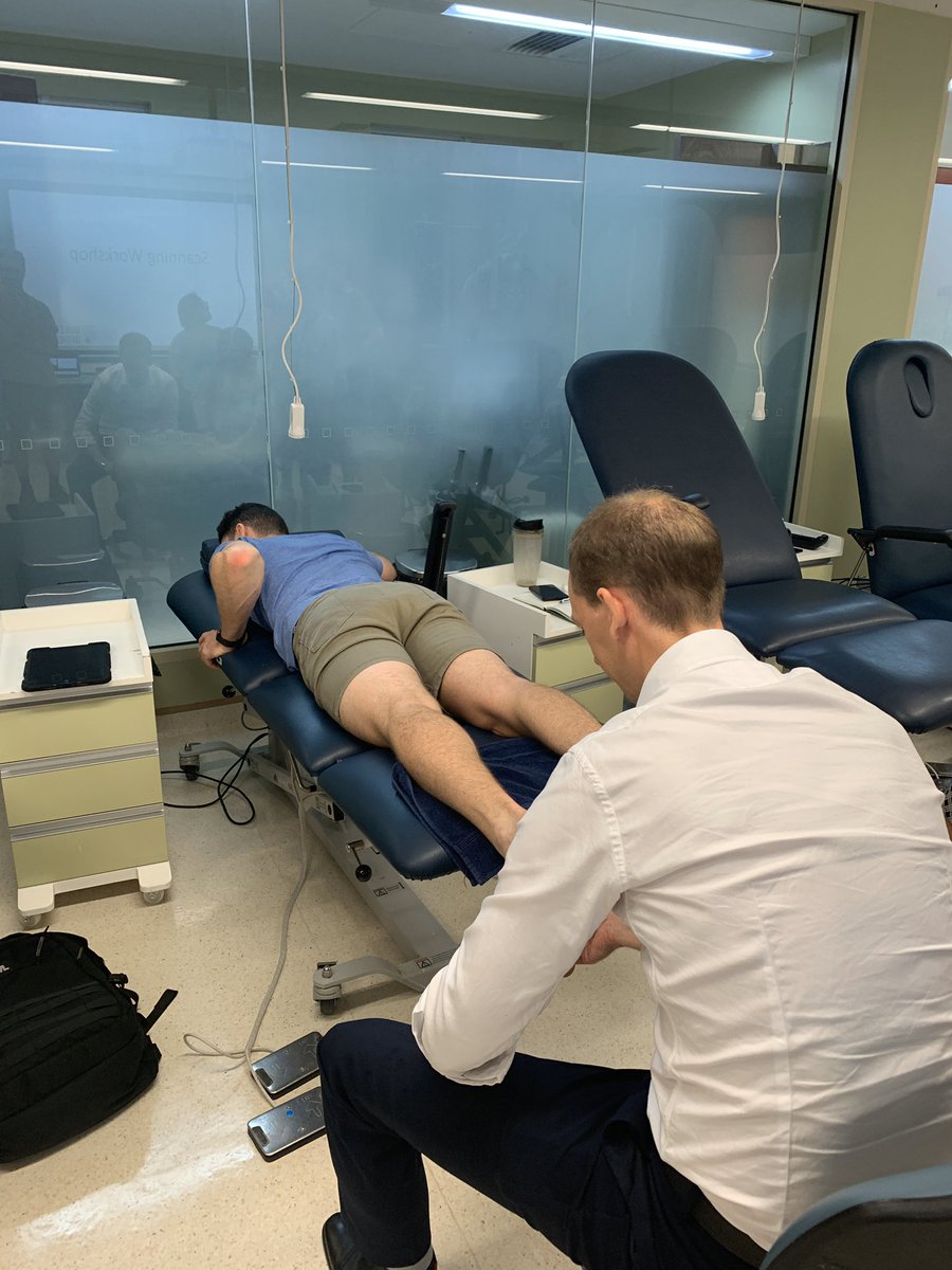 DrTehan's tweet photo. Great workshop on digital orthoses casting from Kent Sweeting from Queensland orthotic laboratory 👏 https://t.co/QNm0mH3qYg
