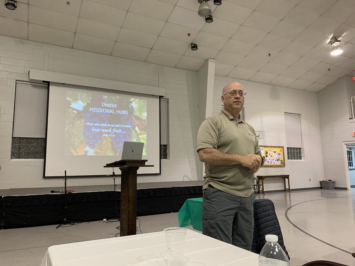 Rev. Mike Sluder leading us at the Greeneville Missional Hub meeting tonight! <a href="/TheCall_Holston/">Holston Conference</a> #passionintoaction