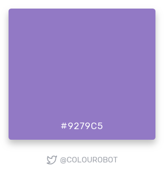 colourobot's tweet photo. #9279c5 https://t.co/iZV6m6zvQR
