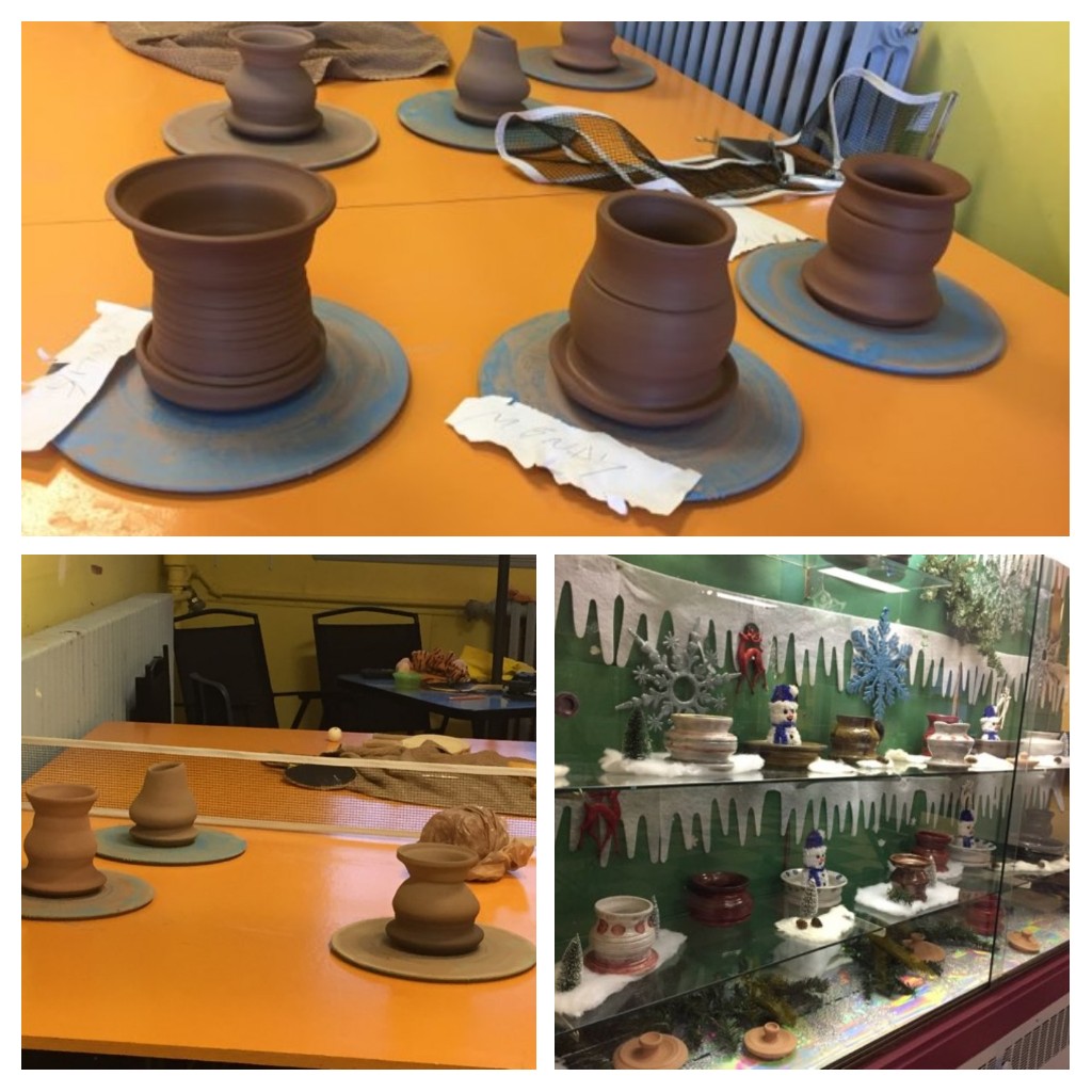 Some of the students have been hard at work doing pottery with Mr.Steve. Here are a few of the creations!
