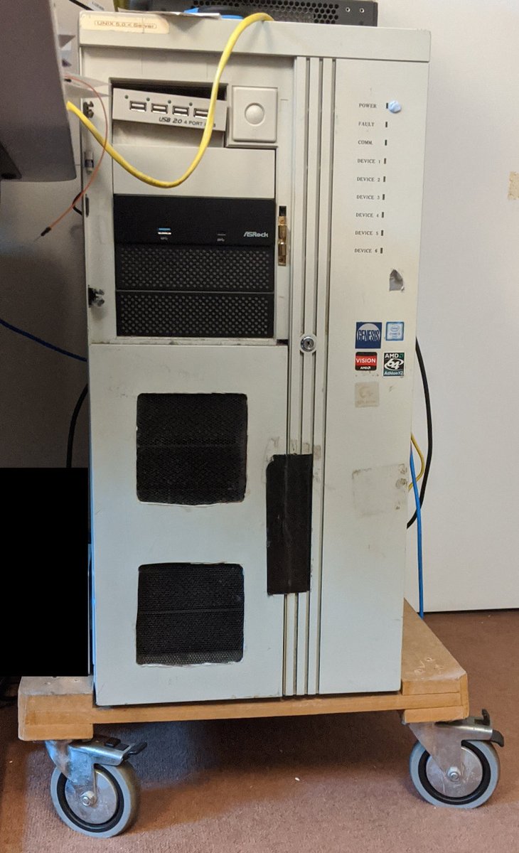 micolous's tweet photo. @Foone I have one of these cases, but it has modern components in it (but damaged from years of carting it to LAN parties). It was always funny being blamed for "hogging all the power" on the basis that power consumption correlated with the size of the case. https://t.co/QAJP88O7Ps