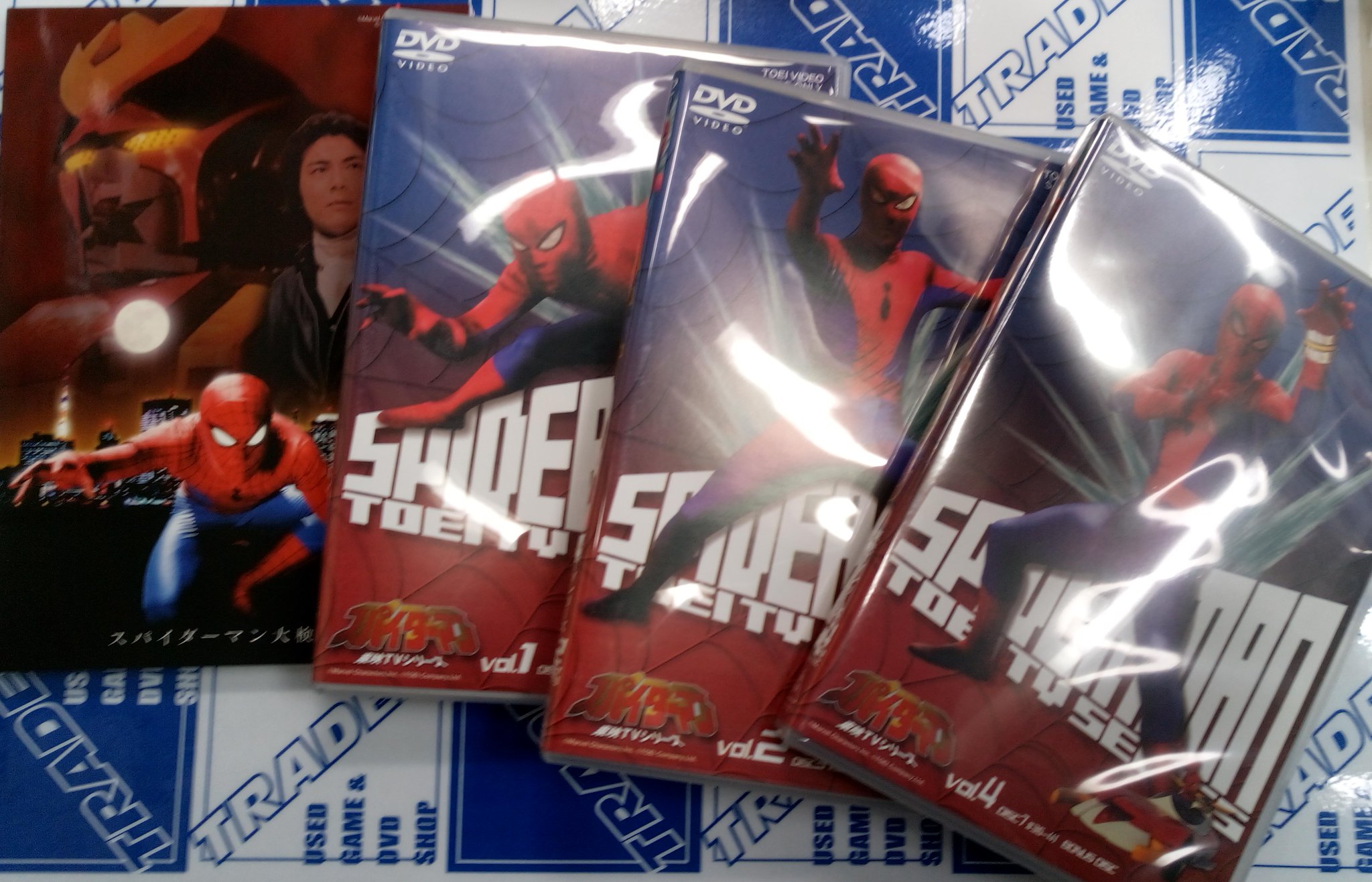 秋葉原トレーダー ブルーレイ Dvd情報 على تويتر 2号 1f なかなかみないレアもの商品 スパイダーマン 東映tvシリーズ Dvd Box 値下げしました 気になる金額は店頭まで 文句なしの70年代特撮 主題歌復刻cd付き 一部のみ未開封は貴重 映画dvd 特撮 東映