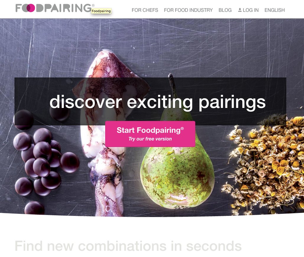 BestBarMix's tweet photo. Hey students of #menu330 you may like this free #foodpairing tool that helps identify foods with "similar" flavour components  https://t.co/S3e5ptFrfg https://t.co/ovB0ygggqJ