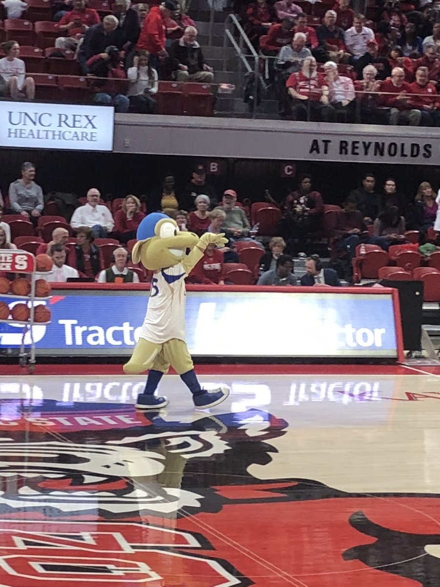 HSSalamanders's tweet photo. Sal had a great time at the @PackWomensBball game! Thanks for the invite @PackAthletics!!! #ManderMania https://t.co/ribnjTtyZK
