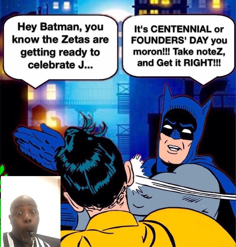 gemsinthegym's tweet image. Happy Centennial to my sisters of Zeta Phi Beta Sorority representing 100 years of Finer Womanhood, Scholarship and Service! Robin needs to simmer down, lol! 🙌🏿💙🤘🏿 #itsallphibeta #centennial #zetaphibeta