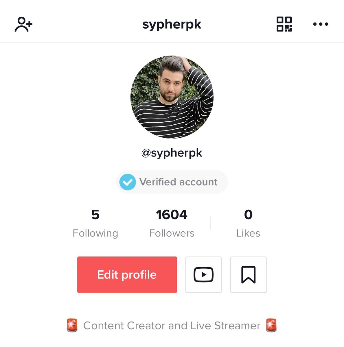 SypherPK on X: We're verified now first tik tok video this