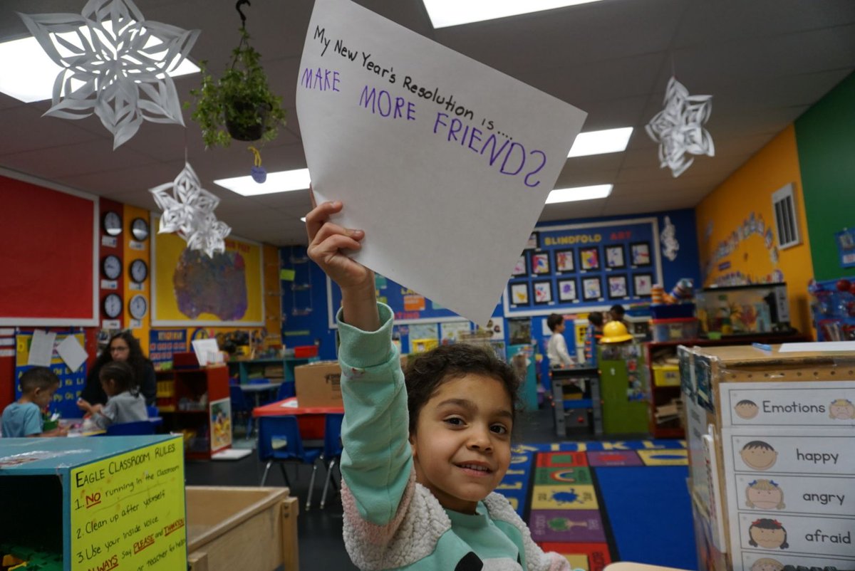 TalyFoundation's tweet photo. We saw some amazing activities in the classroom this week! One of our favorites was the preschoolers finalized New Years resolutions. We are so proud of them and their amazing letters.

#Metrowest #Framingham #EarlyEdReform #Preschool #EarlyEducation https://t.co/j9ZZJW7pVp