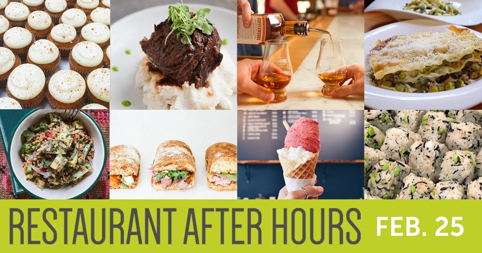 SeattleChamber's tweet photo. Try samples from local restaurants, caterers, distilleries, and more at Restaurant After Hours, Feb. 25: https://t.co/Ic4dpGdw7w #EatMeetRepeat https://t.co/Xyq82WiZJ0