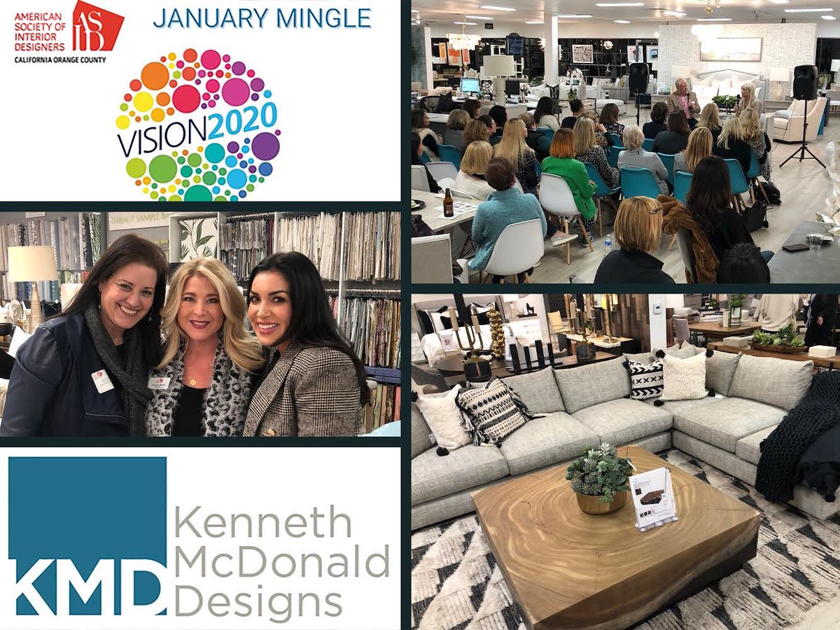 PacShore's tweet photo. Our #Irvine team attended the @ASID OC January Mingle at Kenneth McDonald Designs at Stone Mill Design Center in Costa Mesa, Ca. Irvine managed Adriana with Natasha Minasian and Jessica Jones
#pacificshorestones #usenaturalstone #asidoc #irvinehomes #costamesadesign https://t.co/cVbwL1fhas
