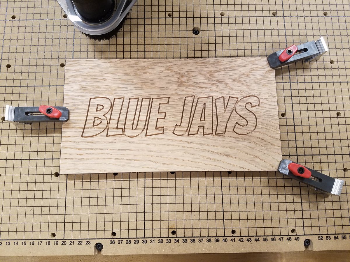 R7_Shop's tweet photo. A huge thanks to everyone who purchased a cutting board this year or last year! We were able to purchase a CNC router with the money we made. After assembling it, I was able to make a quick little project. This machine will make a nice addition to the shop!

@jeffprin1 https://t.co/yLHVHY3Ac0