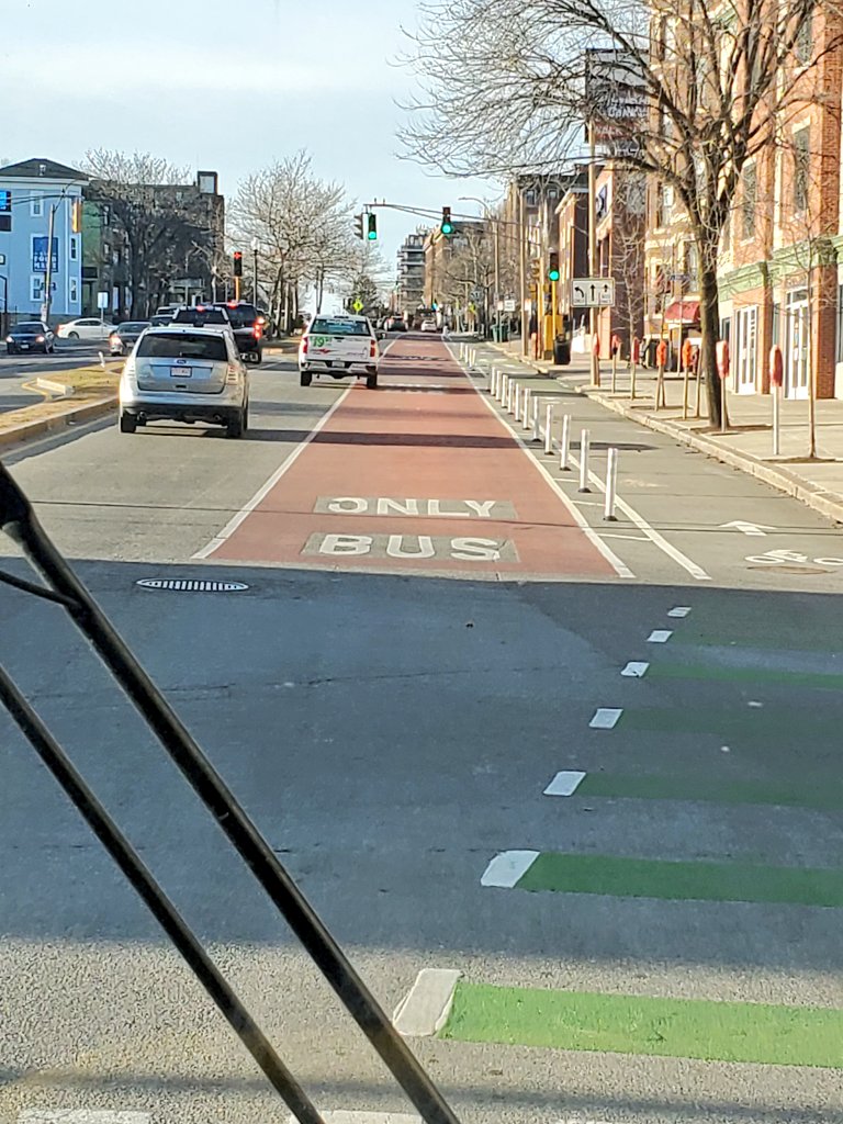 Best part of taking the #orangeline to #SullivanSq was riding in the #busonlylane on #Broadway. Bus driver said she 🧡s it!  TY @JoeCurtatone for making it happen!  Can't wait til there's one on #BHA in #Dorchester & #Mattapan! @marty_walsh, you're up! #betterbuses
@StreetsBoston
