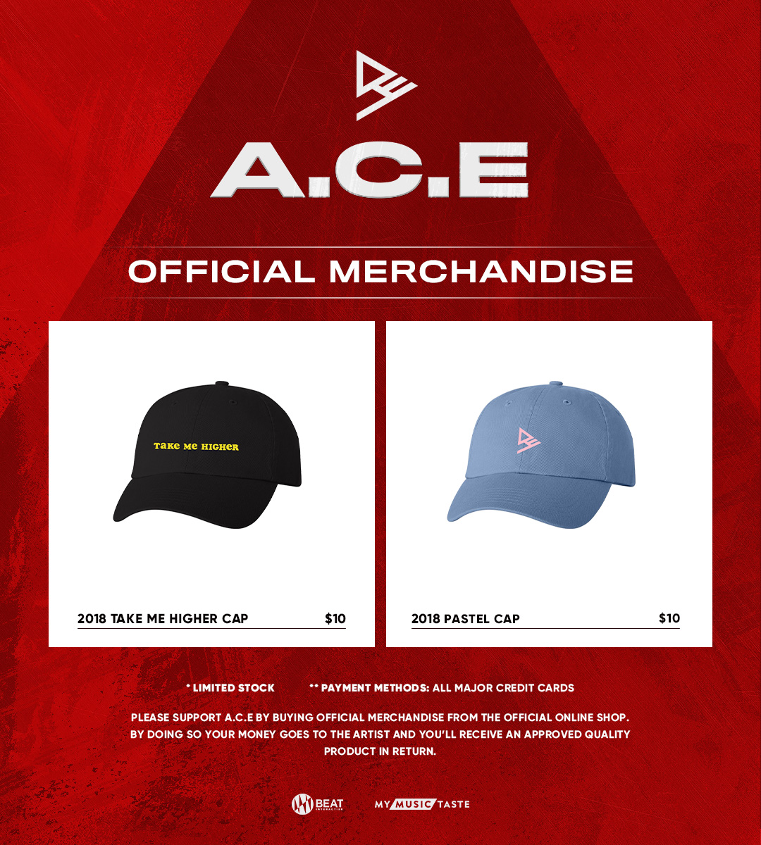 _mymusictaste's tweet photo. #Choices,
Huge stock clearance sale on A.C.E CONCERT [UNDER COVER: AREA US] and TO BE AN ACE official merchandise items! 👕🧢

Get it before it’s gone 🔗 https://t.co/hKXvAfv39q!

🔥 Only limited stocks available! 

Questions? ✉️ ace@somethinginked.com 
#ACEinUS2019 #TO_BE_AN_ACE https://t.co/dAJy4m9eKI