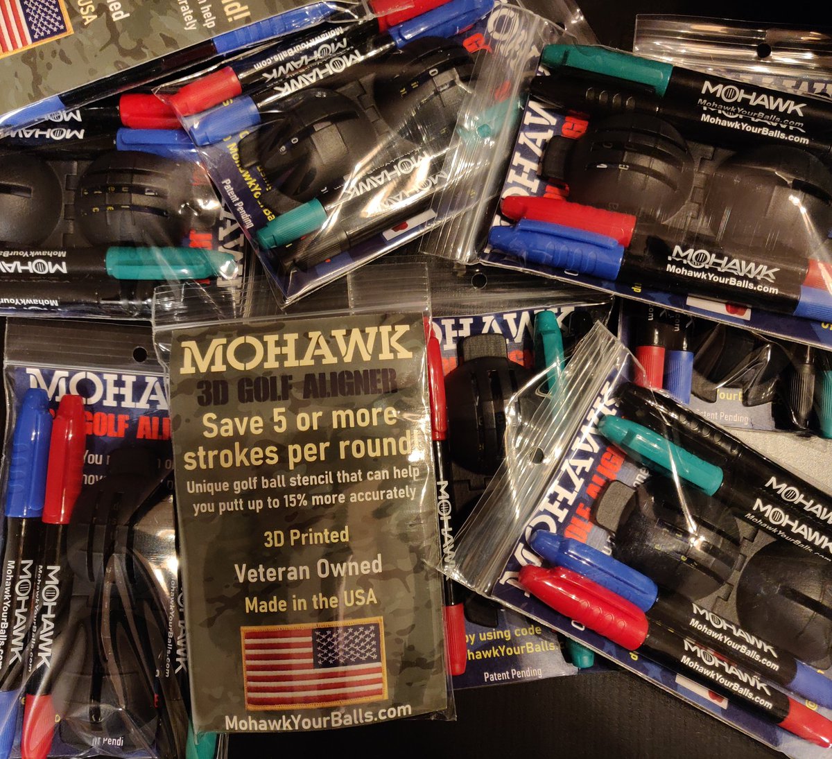 Gearing up for <a href="/PGAShow/">PGA Golf Shows</a> 2020 is gonna be lit!

MohawkYourBalls.com

#SinkMorePutts #MohawkYourBalls