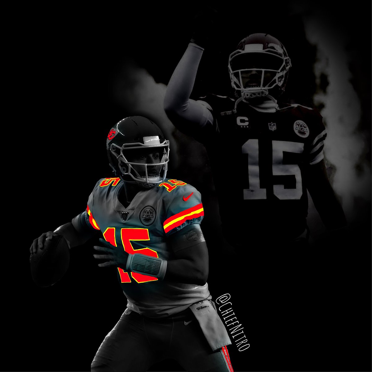 ChiefNitro's tweet photo. For my boy @BuckeyesCrootin and all the @Chiefs fans 🔥🔥🔥 #glowedit https://t.co/PS32SW6w9F