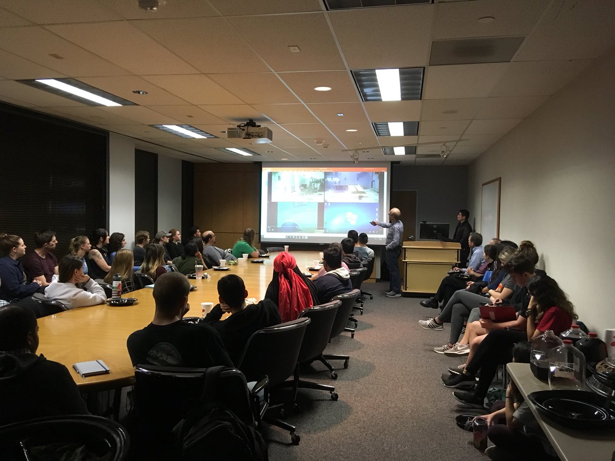 SUT_TAMU's tweet photo. Chris Roper on Autonomous Underwater Vehicle Seminar. https://t.co/qj3lEbXk9l
