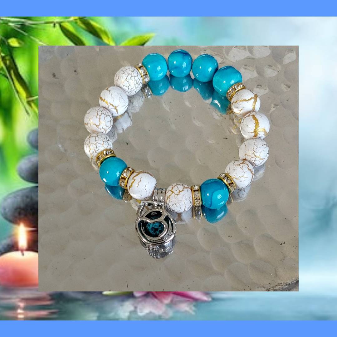 CampeDesign's tweet photo. Turquoise and White Aromatherapy Bracelet
https://t.co/Yx2SmJOBZO
#diffuser #essentialoil #lavabead #gift #wellness #Health #aromatherapie https://t.co/uV2wW1ZrXr