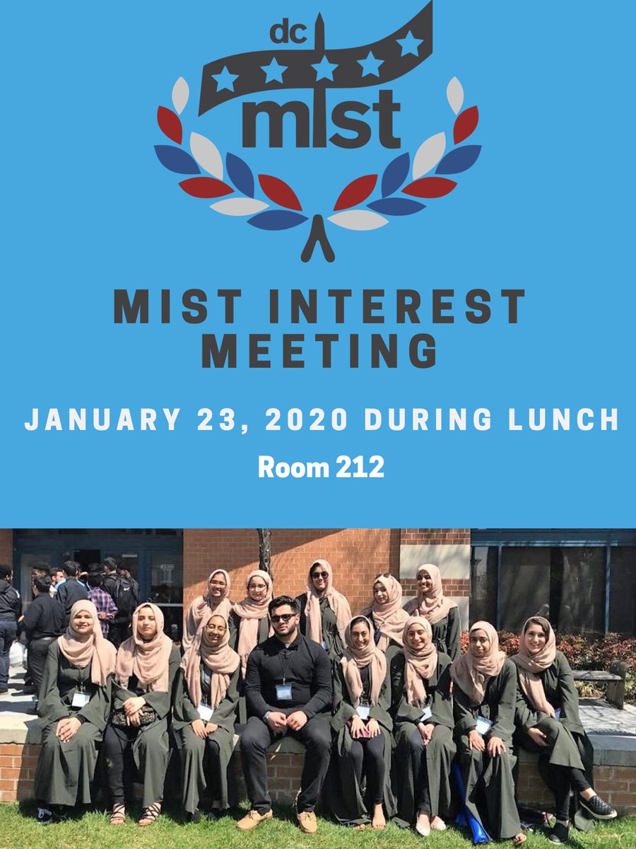 interested in DC MIST 2020? come out to our interest meeting Thursday to learn more!!