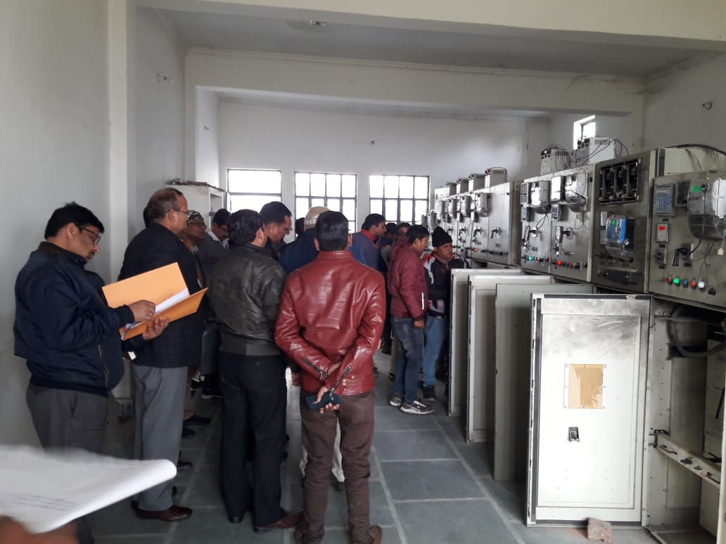 पश्चिमांचल के अंतर्गत 33/11 केवी विद्युत उपकेंद्र चकवाली सहारनपुर का निरीक्षण किया गया।