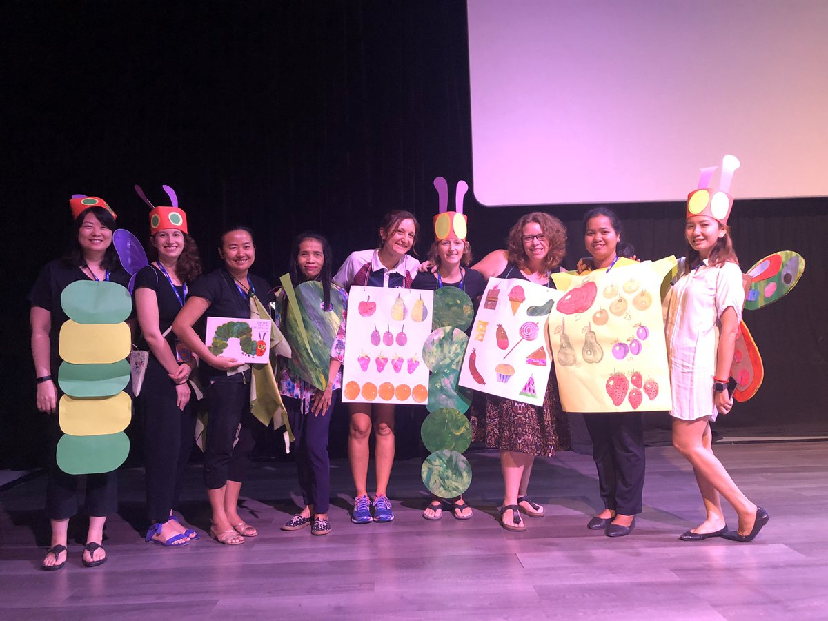 carney_dana's tweet photo. Wrapping up @ISPPCambodia #bookweek with character dress up day. So much #inspiration in our #pypart studio comes from wonderful #Illustrations and #authors all year long! @msdaniellebaird @leticarino @Sreinin1 @soldelski @theanysiv https://t.co/EFQ6sBCjb5