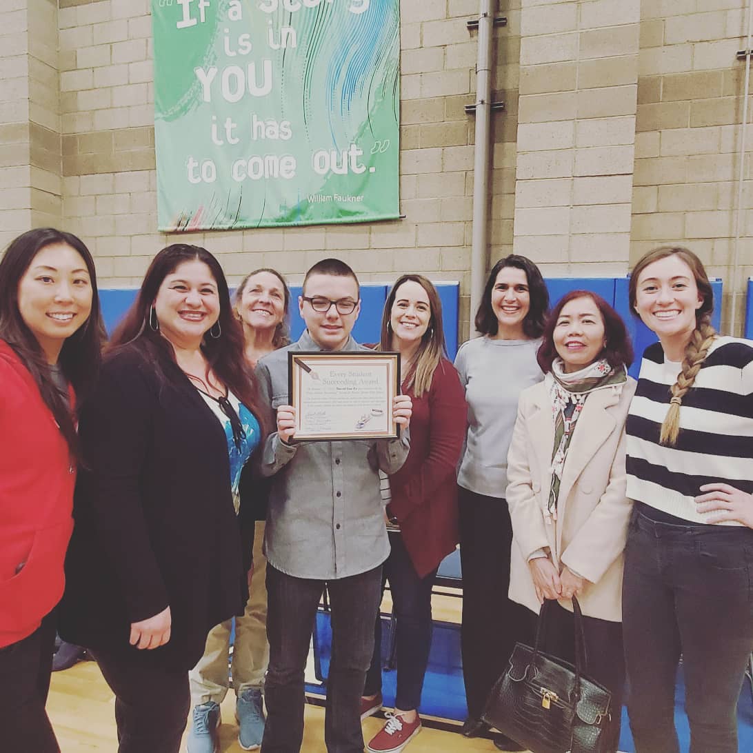 nicolasrm4's tweet photo. I am so proud of David getting the Every Child Succeeds Award! He is amazing and one of the reasons I love teaching. He reminds me daily why I do what I do!  @NicolasKnights
@FullertonSD  #ilovemyjob #soproud #happytears #teachingismypassion https://t.co/9y1rc4YE5B