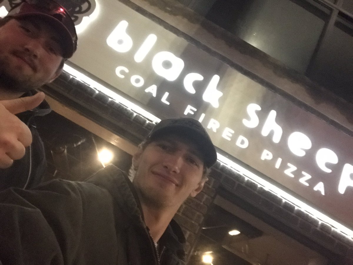 Hudboe's tweet photo. Alright Frankie. Just went an hour north for the best cheese pizza in the city. We gave it a 9.1  One bite everybody knows the rules @stoolpresidente https://t.co/8aqZvUDCq8
