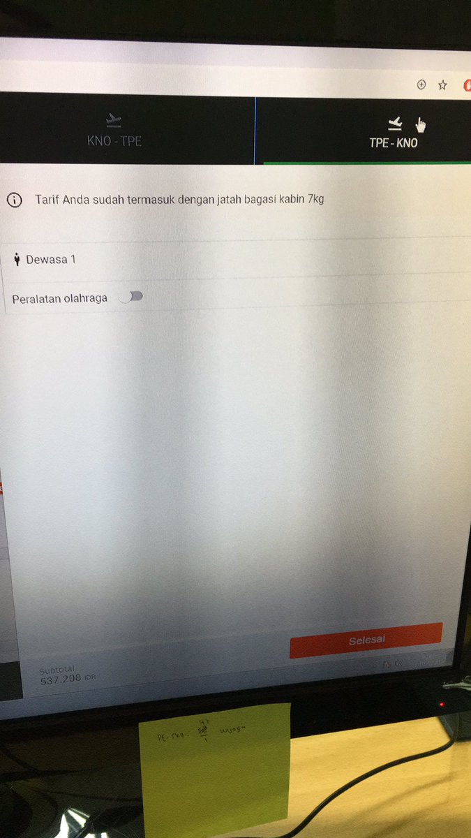 wjmild15's tweet photo. @AirAsiaSupport hi, how to buy baggage from Taipei to Kno from website? I dont have any choice to choose. https://t.co/EHjCbauMF5