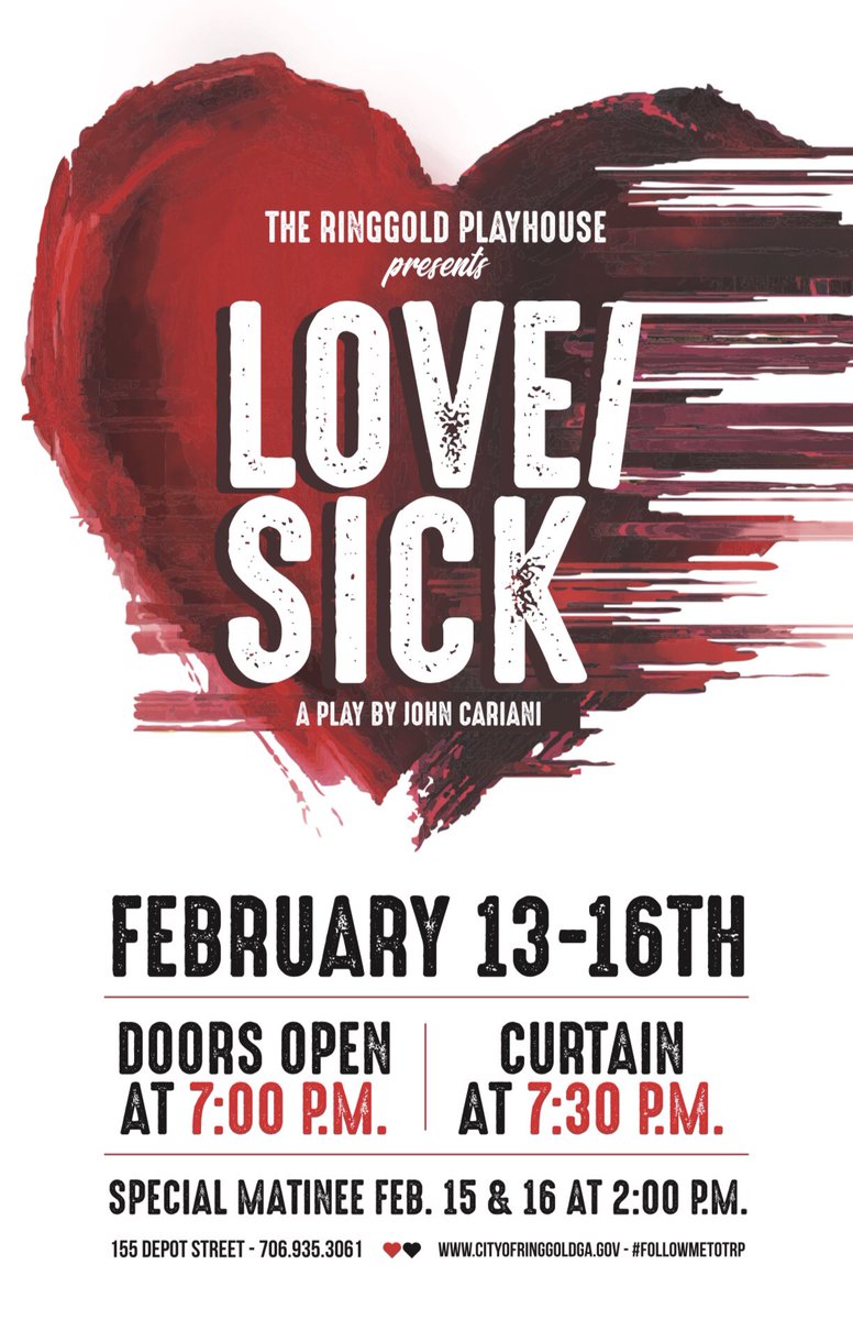 RinggPlayhouse's tweet photo. Our 2020 season opens February 13. Make plans to come see this wonderful show. #FollowMeToTRP https://t.co/w1ymcHiV10
