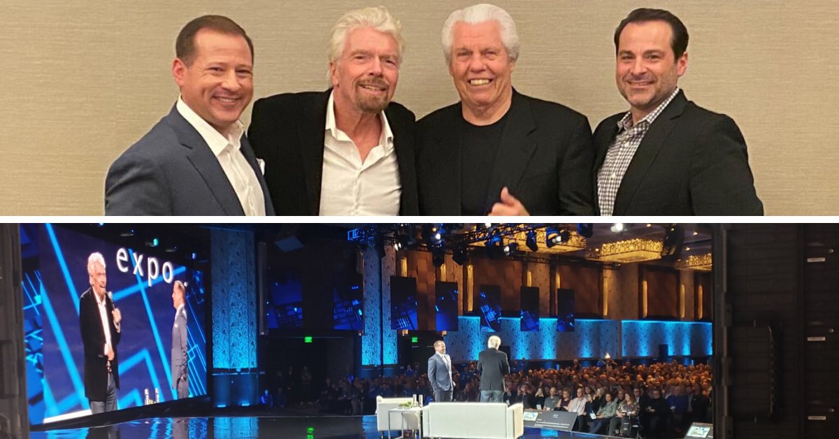 BillFAustin's tweet photo. It’s always an honor to listen to @richardbranson speak about his passion for helping others, and how he uses #technology to advance us all. I admire his ability to take a vision and turn it into reality. And, nice haircut! #StarkeyExpo https://t.co/qw6UAhUOVE