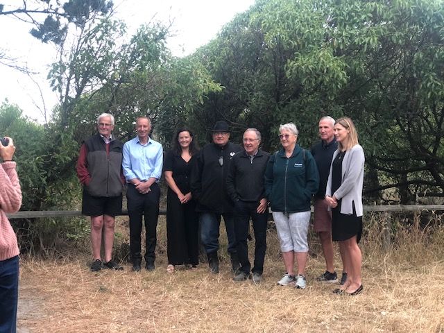 MilesConstruct's tweet image. A very brisk start to the morning for members of the Taylors Mistake Surf Lifesaving Club, Miles Construction Ltd &amp;amp; Ngai Tahu attending the blessing area undergoing construction, starting Monday 20th January 2020
