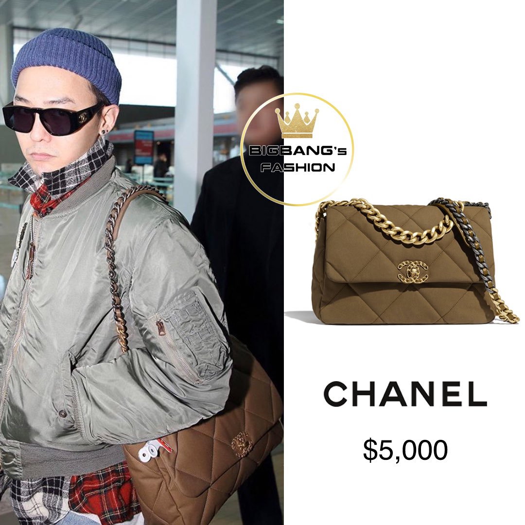 X 上的BIGBANG FASHION：「Chanel 19 Maxi Flap Bag ($5,000