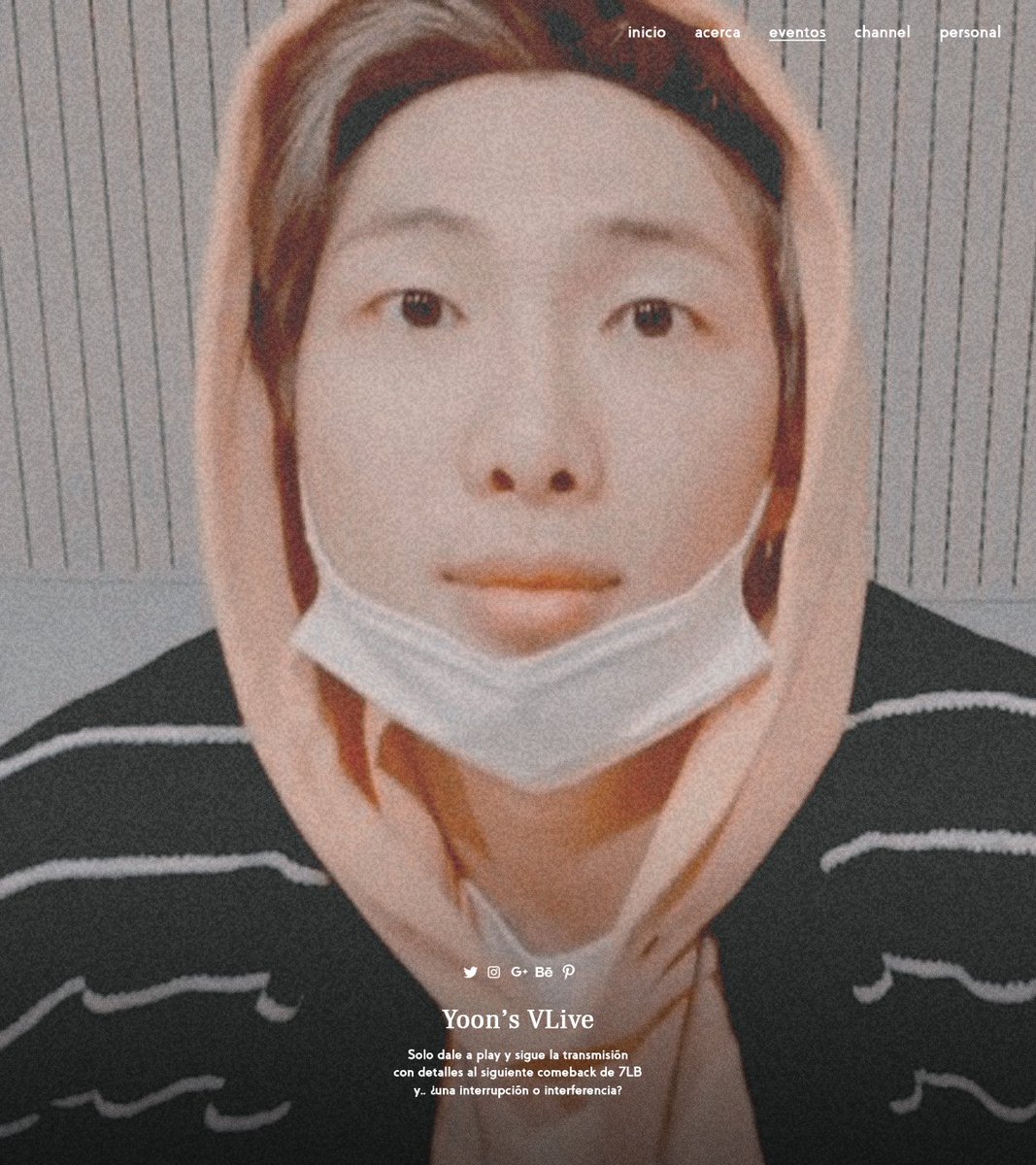 monserendipia's tweet photo. ⠀   17  ⠀❛    01

⠀ VLive with #YOON https://t.co/tECG67GJEF