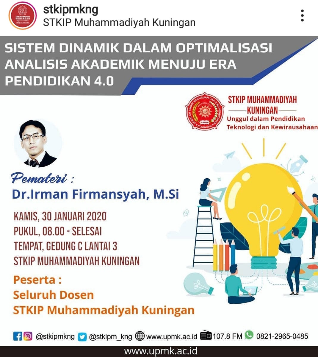 irmanf's tweet photo. Sharing System Dynamics in Studium Generale with Colleagues in Kuningan, West Java, Indonesia.

#KuliahUmum #StudiumGeneral #STKIPMKuningan #SistemDinamik #SystemDynamics https://t.co/lvUhphE6LS