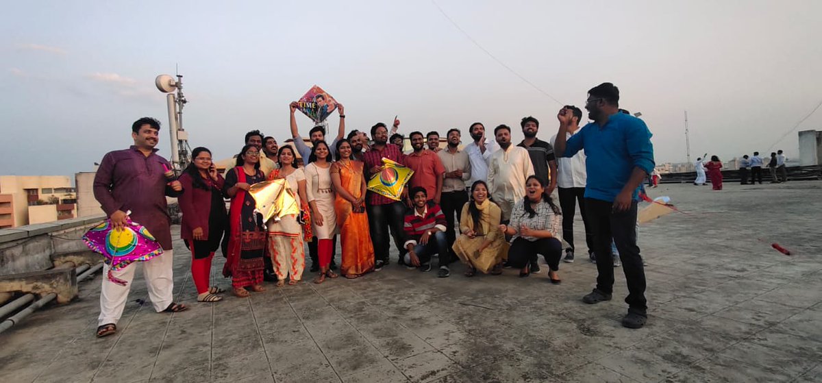 enreap_india's tweet photo. Celebration is all the more fun when everyone comes together. Recently we celebrated Makar Sankranti at @addteqapac with kite flying festival. Glimpses of the #funatwork Til Gul Ghya Godh Godh Bola !!!
#Fun #work #addteqapac #sankranti #officecelebration #kite https://t.co/vUTwwPcsa4