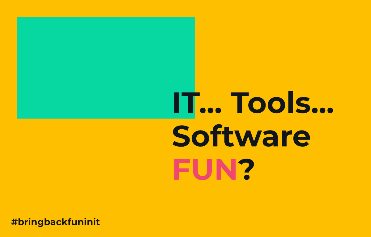 JoinedDigital's tweet photo. Software tools should be fun, because then they are used!
https://t.co/ng5vyktB0c #bringbackthefuninit https://t.co/HzV08VCnv6