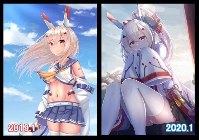 #1年間で絵が上達してるか見てみましょう
あれから1年か、早すぎるよ。2枚目のようなやつ原動力にしてアホみたいに練習しまくった。おかげで去年とは比べ物にならないくらいまで上手くなった自信はある 