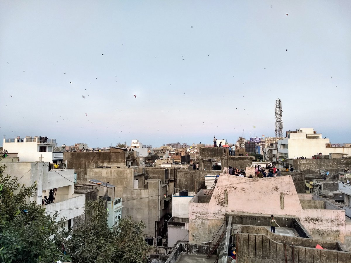Kite flying festival in my Hometown, India