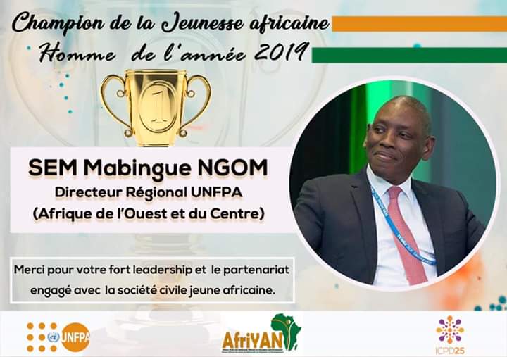 On ne pose pas les actes de développement pour des prix mais certains sacréfices méritent reconnaissance. Champion <a href="/mabinguengom1/">Mabingue Ngom</a> alors nos reconnaissances pour vos actes et nos vœux les meilleurs car le chemin reste encore long. #PutYoungPeopleFirst
<a href="/sagnane20/">Abdourahmane Sagnane</a> <a href="/UNFPA_WCARO/">UNFPA WCARO</a>
