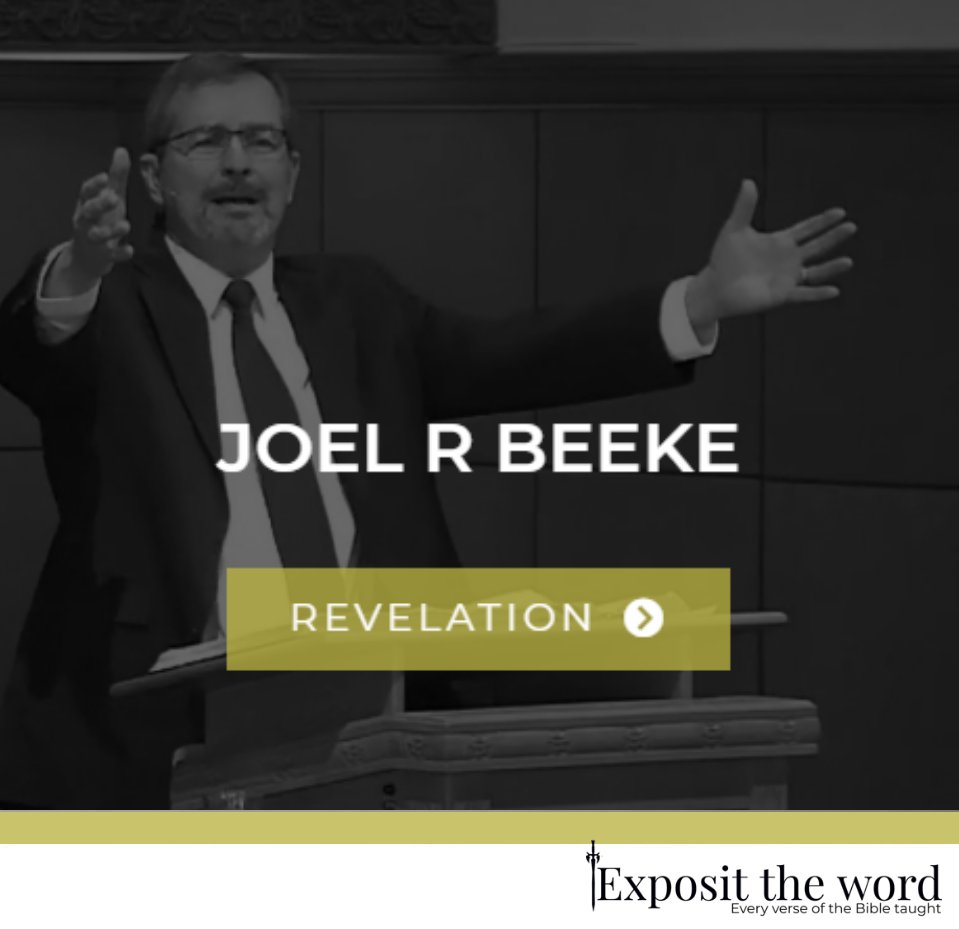 Exposittheword's tweet photo. Study the book of Revelation with Joel R Beeke (@JoelBeeke)
https://t.co/4PDRwt0hVX
We have over 1000 free videos of Bible teaching on our Youtube channel here - https://t.co/F7BTgsrBdU
#biblestudy #exposition #worldsbestpreachers #everyverse https://t.co/w8Mkt6fIr3