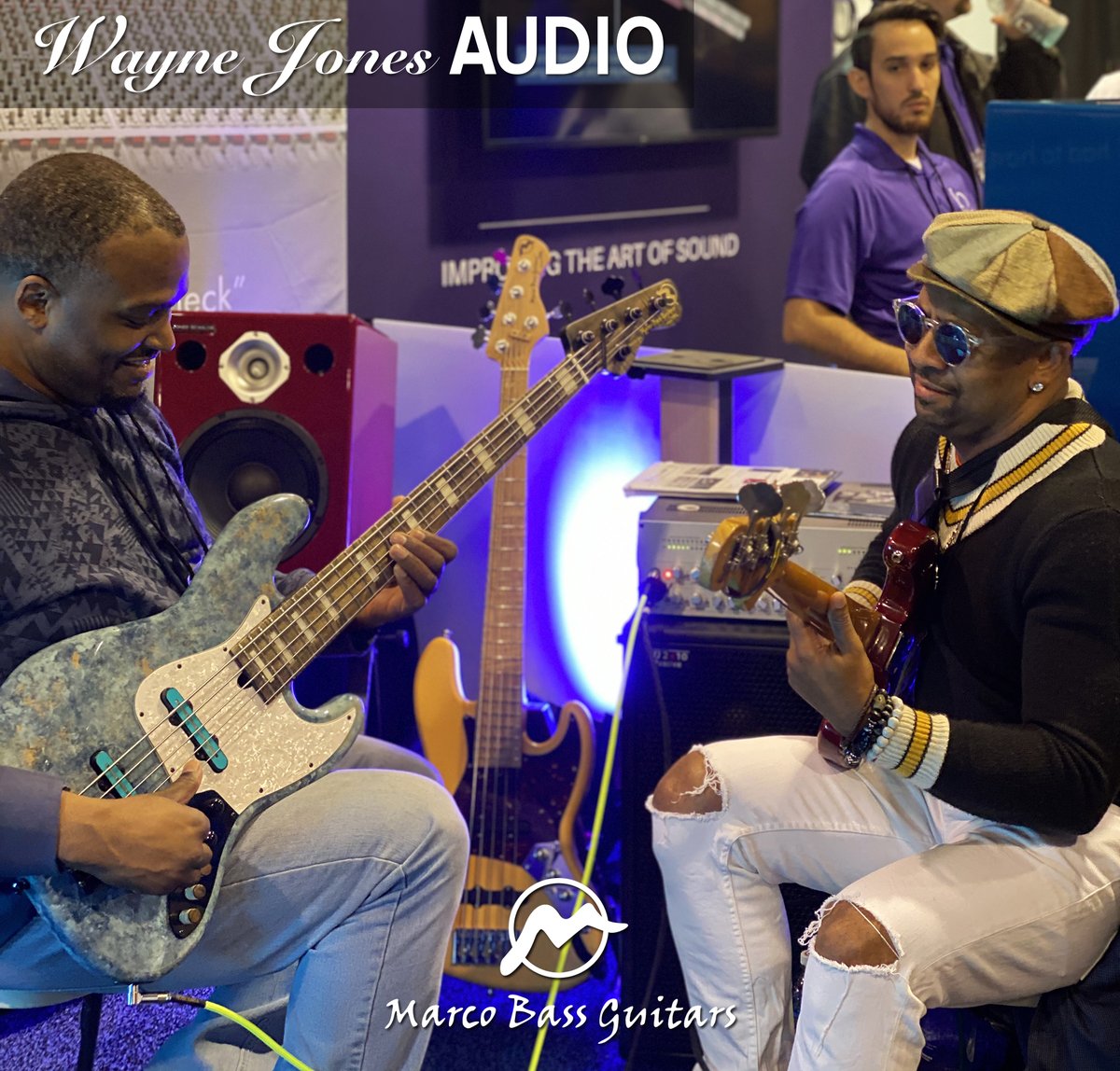 WayneJonesAudio's tweet image. Wonderful first day at NAMM 2020
Photo: Chris Northington, Garrett Body, Wayne Jones, RiShon Odel
waynejonesaudio.com/namm-2020/

JONES-SCANLON Studio Monitors
jonesscanlon.com

Wayne Jones AUDIO
waynejonesaudio.com

#NAMM2020  #JonesScanlonStudioMonitors #WayneJonesAudio
