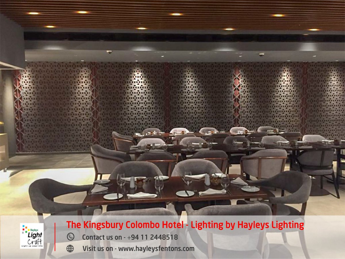 Hayleys Lighting - a trusted Sri Lankan brand name with world-class technology, design, pricing, and best warranties, successfully handled and completed the The Kingsbury Colombo Hotel lighting project.

#Hayleys #HayleysLighting #TheKingsburyHotel #lighting #lightingproject