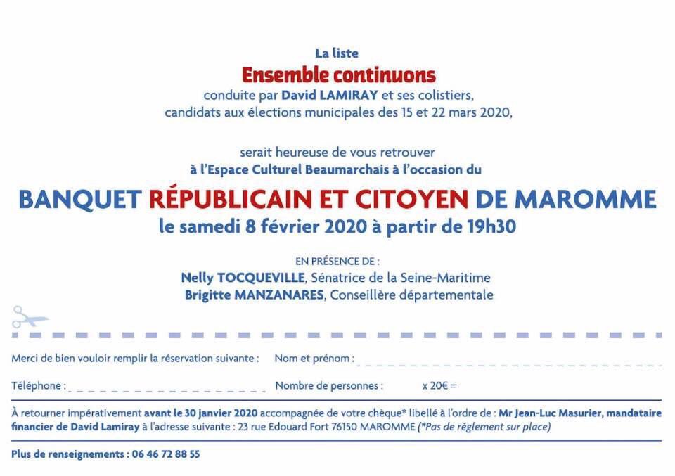 DavidLamiray's tweet photo. Le 8 février retrouvons nous à l’Espace Beaumarchais pour la présentation de la liste #EnsembleContinuons que je conduirais pour les élections municipales des 15 et 22 mars prochain à #Maromme.
#MarommeBouge #MarommeChange https://t.co/pKnP52xcr5