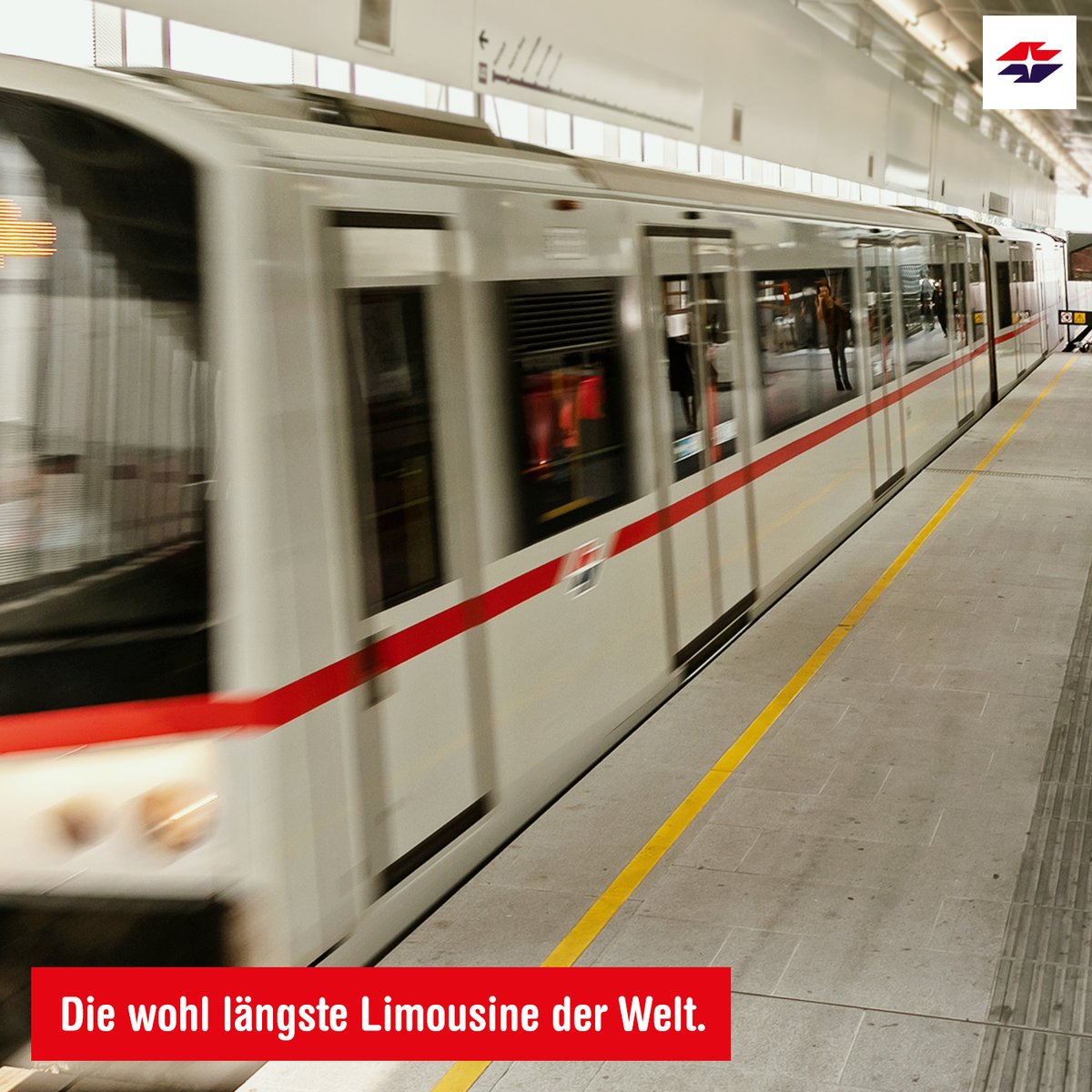 Wer mit einem E-Fahrzeug mit 2.200 PS und Chauffeur angeben will, kommt mit der U-Bahn zur Vienna Autoshow 😎