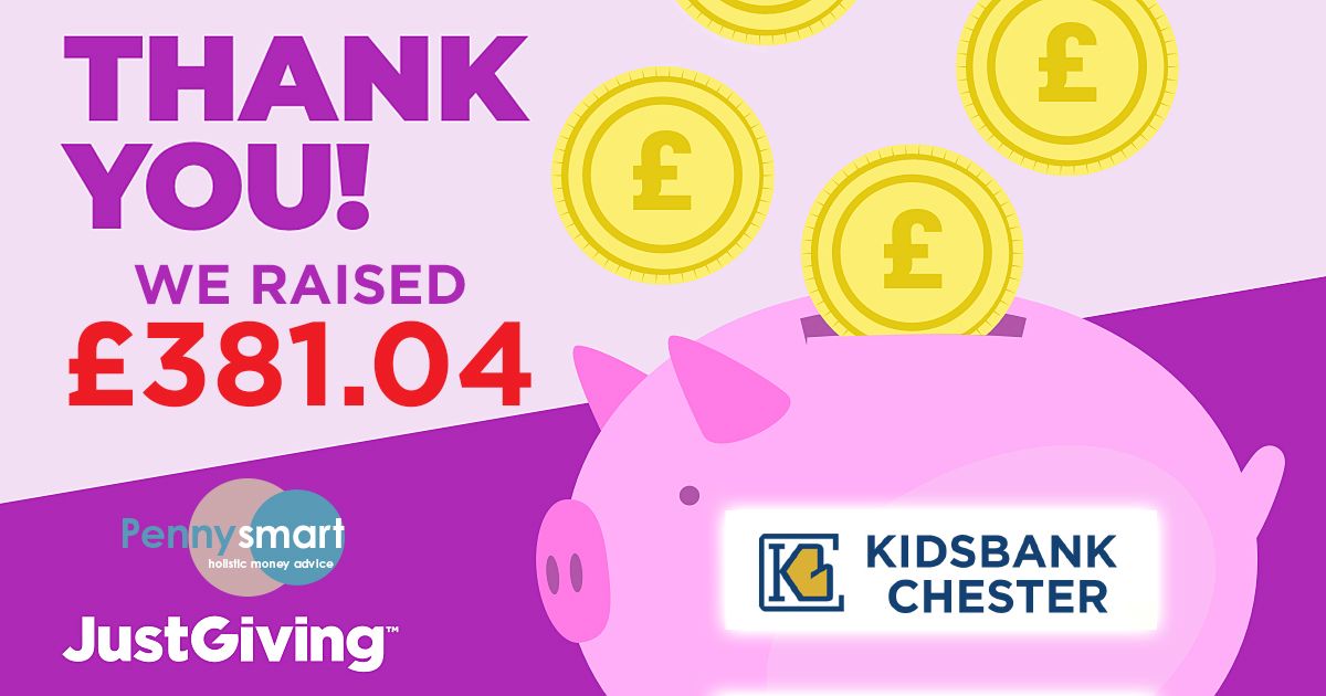 PennysmartCIC's tweet photo. Thank you so much to everyone who donated to our @KidsbankC Festive fundraiser. 
We have raised a total of £381.04! 😍
A special thank you to @GenialGenetics for their very generous donation. 😊 🙏 
#thankyou #festivefundraiser #feelgoodfriday #kidsbank #charity #thankful https://t.co/K8HBp8XrYy