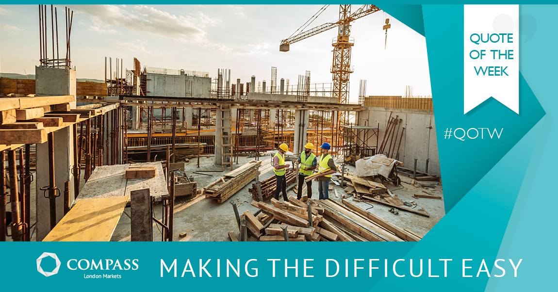 compassbrokers's tweet photo. A bit of heavy lifting and a creative cover solution allowed us to cater to the contractual #professionalindemnity obligations of a London-based construction company in this week's #CLMQOTW.
#CLMMakingtheDifficultEasy #constructioninsurance https://t.co/oZ6rffNJff