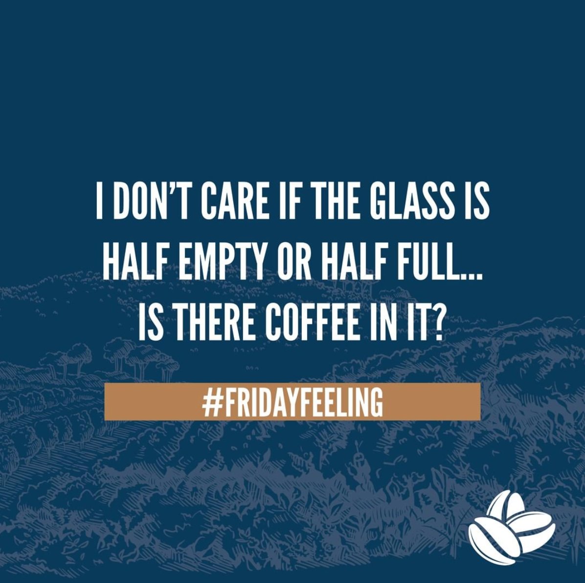 CraftCoffeeUK's tweet photo. What are you? half-full or half-empty? And does that change after a delightful drop of the black stuff? https://t.co/bTRRcVHX9r