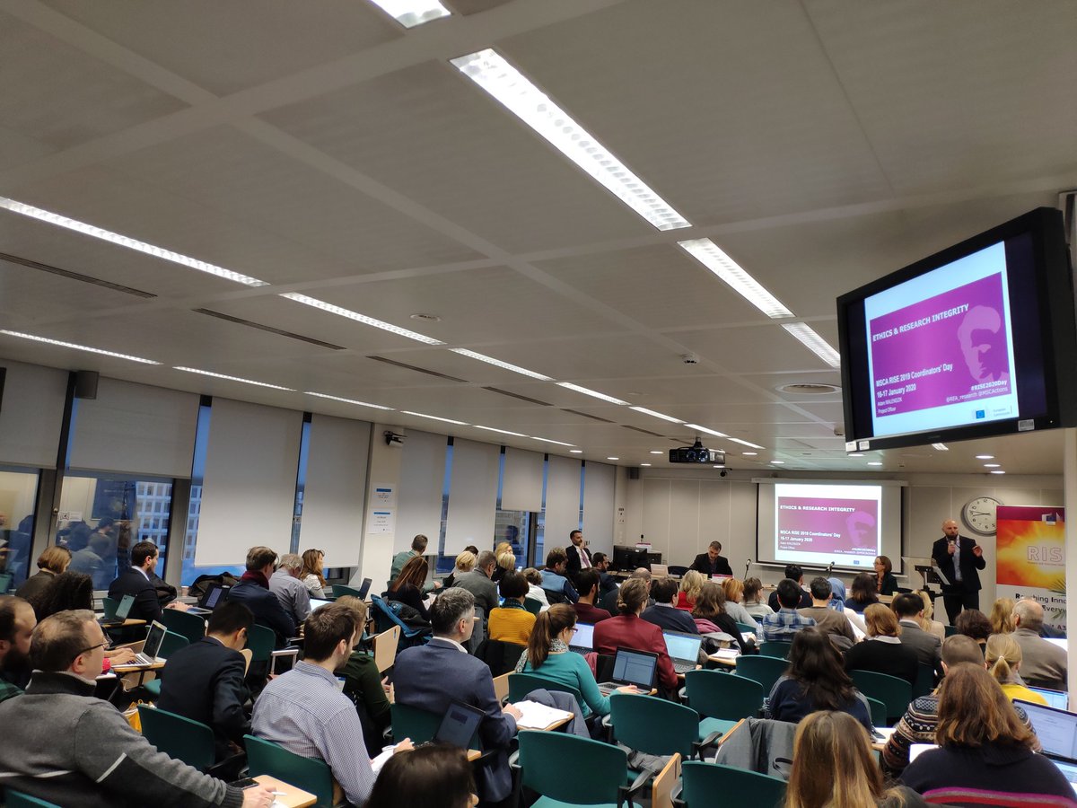Early start at #RISE2020Day with ethics, payments, amendments and communication on the agenda @MSCActions <a href="/REA_research/">European Research Executive Agency</a>