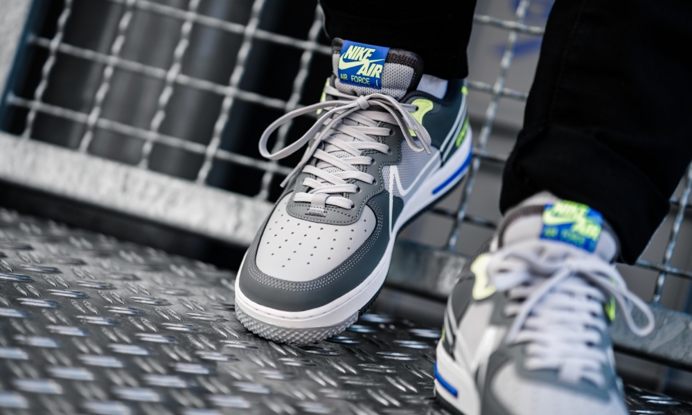 air force 1 react wolf grey