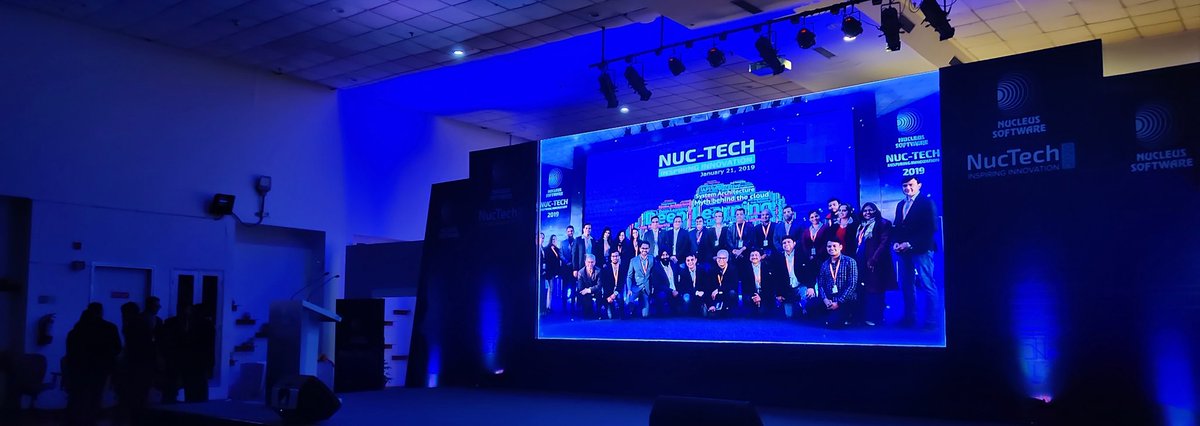 debyanisinha's tweet image. All set to start #NucTech2020