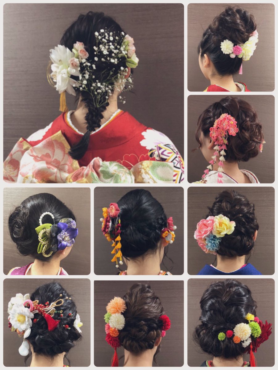 hon_suminoe's tweet photo. 本日は #ヘアアレンジ のご紹介(*‘ω‘ *)

当店では #振袖 を決めていただくと
#ヘアアクセ も一緒に選べちゃう！✨

お嬢様ご自身で用意されたものと一緒に
セットされる方も👏🏻💕
みなさんめちゃくちゃ可愛いんです😍

#本きもの松葉 #住之江店 https://t.co/WPz2MMLk0E